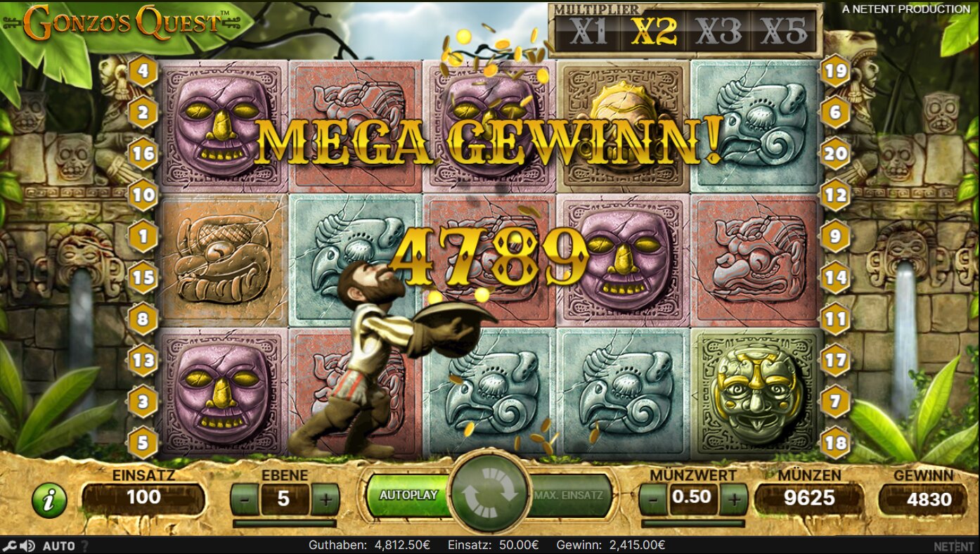 Wie man bei Gonzo's Quest Spielautomaten gewinnt